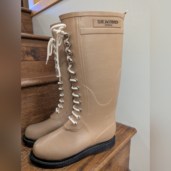 Ilse Jacobsen Hornbaek RUB15 Rubber Boots Long, color otter Size 37 - Picture 7 of 17